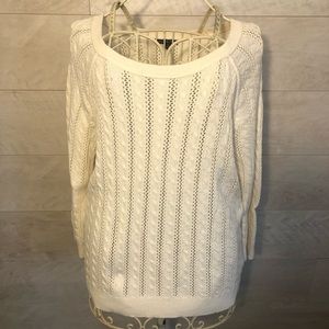 American Eagle Cable Knit Sweater Large